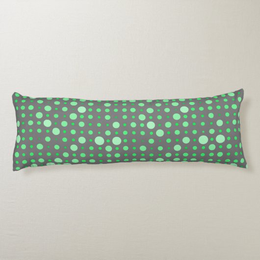 Coussins Longs Point Polka 02.Vert. Gray BG (Dos)
