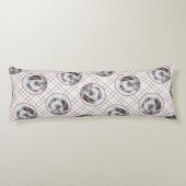 Coussins Longs Pointing à poils durs Griffon Peinture animal chie (Dos)