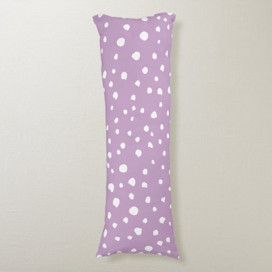 Coussins Longs Points Dalmatiens Lilac, Points Dalmatiens, Pots D (Devant (Vertical))