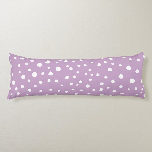 Coussins Longs Points Dalmatiens Lilac, Points Dalmatiens, Pots D (Devant)