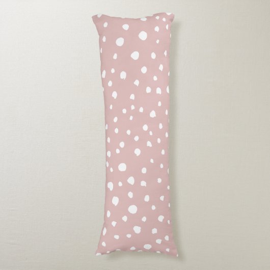 Coussins Longs Points Dalmatiens Rose, Points Dalmatiens, Impress (Devant (Vertical))