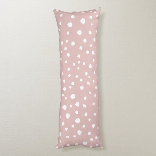 Coussins Longs Points Dalmatiens Rose, Points Dalmatiens, Impress (Dos (Vertical))