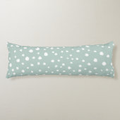 Coussins Longs Points Dalmatiens verts, Points Dalmatiens, Pots D (Devant)