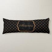 Coussins Longs Points d'or (Devant)