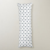 Coussins Longs Points gris, motif à pois, points, pois (Dos (Vertical))