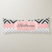 Coussins Longs Points mignons et Chevron (Devant)