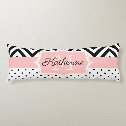 Coussins Longs Points mignons et Chevron (Devant)