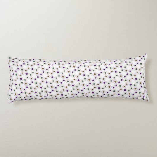 Coussins Longs Points multicolores (Dos)
