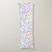 Coussins Longs points pastel colorés multicolores (Devant (Vertical))