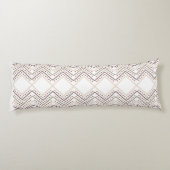 Coussins Longs Points rouges étonnants sur un Arrière - plan blan (Dos)