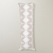 Coussins Longs Points rouges étonnants sur un Arrière - plan blan (Devant (Vertical))