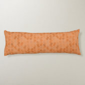 Coussins Longs Points saumon et orange (Dos)