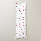 Coussins Longs points vintage rose et gris (Dos (Vertical))