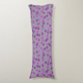 Coussins Longs points violets, améthyste et fuchsia (Devant (Vertical))