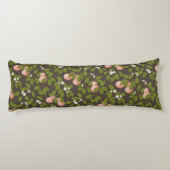 Coussins Longs Poires roses (marron foncé) (Dos)