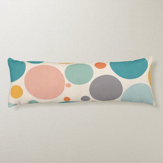 Coussins Longs Pois coloré (Dos)