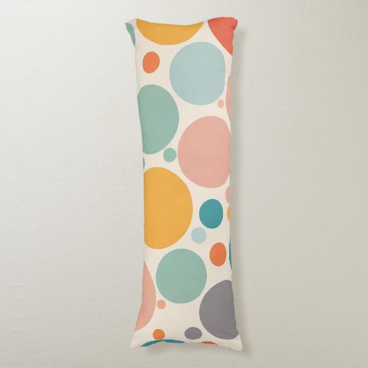 Coussins Longs Pois coloré (Devant (Vertical))