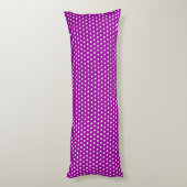 Coussins Longs Pois rose violet (Dos (Vertical))