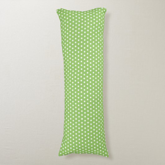 Coussins Longs Pois verts (Devant (Vertical))