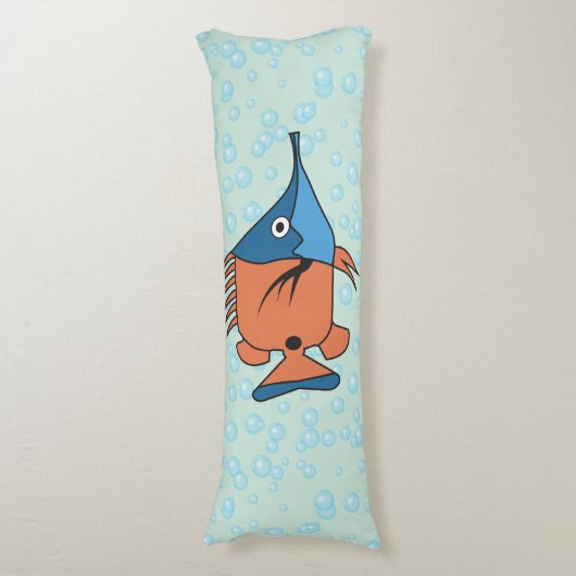 Coussins Longs Poisson Carton mignon (Devant (Vertical))