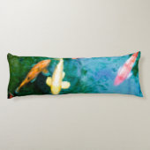 Coussins Longs Poisson coloré Koi (Dos)