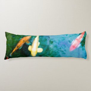 Coussins Longs Poisson coloré Koi
