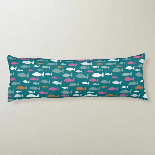 Coussins Longs Poisson vert (Dos)