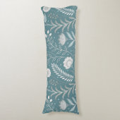 Coussins Longs Polyester brossé à impression florale moderne (Devant (Vertical))