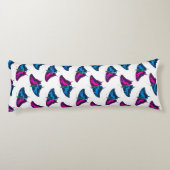 Coussins Longs Polysexual Pride Flag Swallowtail Butterfly (Dos)