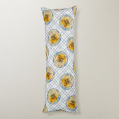 Coussins Longs Poméranien dans les marguerites peindre l'art orig (Dos (Vertical))