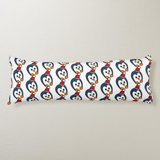Coussins Longs Pop Art Penguin (Devant)