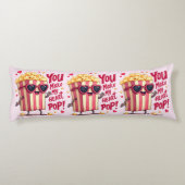 Coussins Longs Popcorn Heart Pop Valentine Design (Dos)