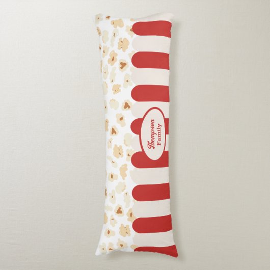 Coussins Longs Popcorn Retro Cinéma Monogramme (Devant (Vertical))