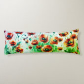Coussins Longs Poppies (Dos)