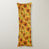 Coussins Longs Poppies orange (Dos (Vertical))