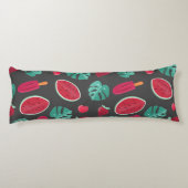 Coussins Longs Popsicle, cerise, fraise et pastèque (Dos)