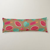 Coussins Longs Popsicle, cerise, fraise et pastèque (Dos)