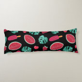 Coussins Longs Popsicle, cerise, fraise et pastèque (Dos)