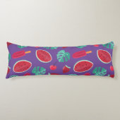 Coussins Longs Popsicle, cerise, fraise et pastèque (Devant)