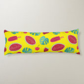 Coussins Longs Popsicle, cerise, fraise et pastèque (Dos)