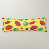 Coussins Longs Popsicle, cerise, fraise et pastèque (Dos)