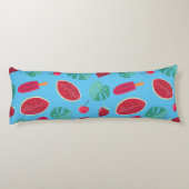 Coussins Longs Popsicle, cerise, fraise et pastèque (Dos)