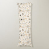 Coussins Longs Populations Aquarelle jaune gris or bleu (Devant (Vertical))