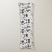 Coussins Longs Portes de panda mignonnes (devant Vertical)
