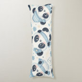 Coussins Longs Portes de panda mignonnes (devant Vertical)