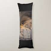 Coussins Longs Portrait de Lion (Dos (Vertical))