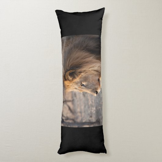 Coussins Longs Portrait de Lion (Dos (Vertical))