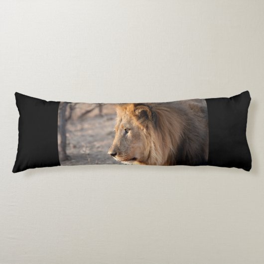 Coussins Longs Portrait de Lion (Devant)