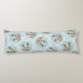 Coussins Longs Portugais Podengo Pequeno Peinture Art original (Dos)