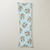 Coussins Longs Portugais Podengo Pequeno Peinture Art original (Devant (Vertical))